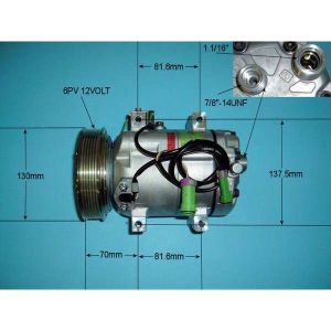 Compressor (AirCon Pump) Audi 80 2.6 6 Cyl Petrol (Sep 1991 to May 1996)