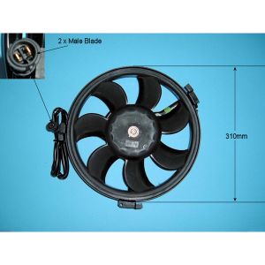 Condenser Cooling Fan Audi A4 1.6 Petrol (Mar 1995 to Jul 1997)