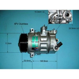 Compressor (AirCon Pump) Audi A1 2.0 TDCi Diesel (Sep 2011 to Apr 2015)