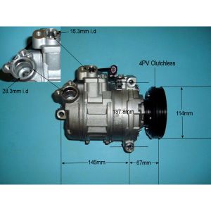 Compressor (AirCon Pump) Audi A4 1.9 TDi Diesel (Jan 2003 to Jun 2003)