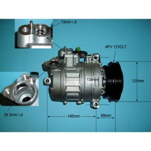 Compressor (AirCon Pump) Audi A4 1.9 TDi Diesel (Mar 2000 to Nov 2000)