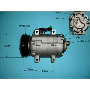 Compressor (AirCon Pump) Audi 80 Cabrolet 1.8 Petrol (Oct 1992 to Aug 2000)