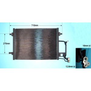 Condenser (AirCon Radiator) Audi A6 2.7 24v Turbo Petrol (Jan 1998 to May 2000)