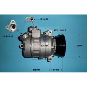 Compressor (AirCon Pump) Audi A4 1.6 Petrol (Aug 1997 to Jul 2000)