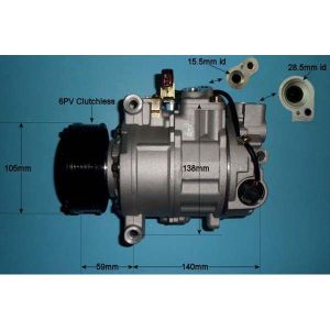 Compressor (AirCon Pump) Audi A4 2.7 TDi Diesel (Jun 2006 to 2023)