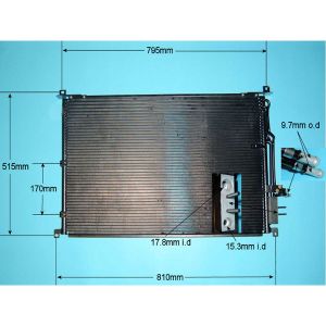 Condenser (AirCon Radiator) Audi A8 2.8 FSi Petrol (Aug 2007 to Jul 2010)