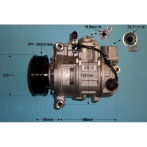 Compressor (AirCon Pump) Audi A4 2.7 TDi Diesel (Jun 2006 to 2023)