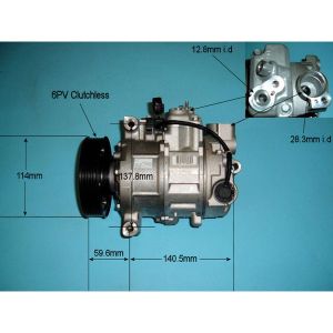 Compressor (AirCon Pump) Audi A4 1.6 Petrol (Dec 2002 to Oct 2004)
