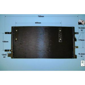 Condenser (AirCon Radiator) Audi A4 1.8 TFSi (MK4) Petrol (Nov 2007 to Mar 2012)