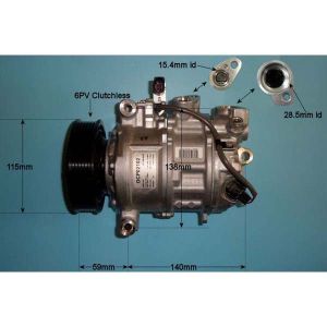 Compressor (AirCon Pump) Audi A4 3.0 TDi (MK4) Diesel (Mar 2012 to 2023)