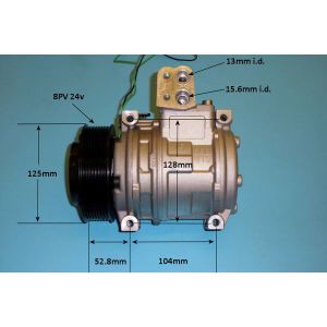 Compressor (AirCon Pump) Bell Dump  Diesel (1990 to 2023)