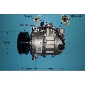 Compressor (AirCon Pump) Bentley Continental GT 6.0 TWIN TURBO Petrol (Jun 2003 to 2023)
