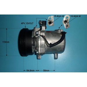 Compressor (AirCon Pump) BMW 316 1.6 (E36) Petrol (Jan 1996 to Jul 1997)