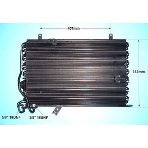 Condenser (AirCon Radiator) BMW 525 2.5 TD (E34) Diesel (Sep 1992 to Sep 1995)