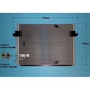 Condenser (AirCon Radiator) BMW 840 4.4 (E31) Petrol (Sep 1994 to Dec 1999)