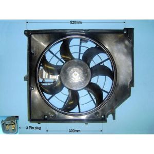 Condenser Cooling Fan BMW 316 1.6 (E46) Petrol (Apr 2000 to Mar 2002)