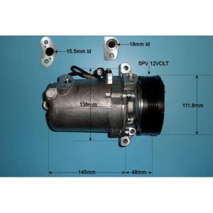 Compressor (AirCon Pump) BMW 318 1.8 (E46) Petrol (Apr 1998 to Aug 1998)