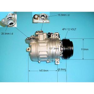 Compressor (AirCon Pump) BMW X5 3.0 Di (E53) Diesel (Oct 2002 to Aug 2007)