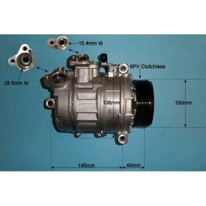 Compressor (AirCon Pump) BMW 325 3.0 D M57 (E92) Diesel (Feb 2007 to Feb 2010)