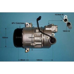 Compressor (AirCon Pump) BMW 318 2.0 D M47 (E90) Diesel (Mar 2005 to Aug 2007)