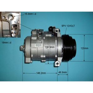 Compressor (AirCon Pump) BMW X5 4.6 (E53) Petrol (Feb 2002 to Mar 2004)