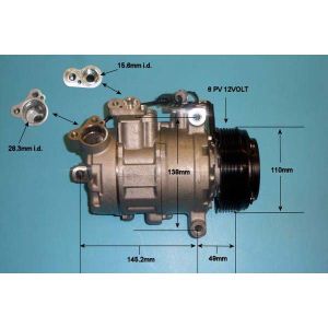 Compressor (AirCon Pump) BMW 1 Series 118 2.0 D N47 (E87/E81) Diesel (Sep 2006 to Dec 2011)