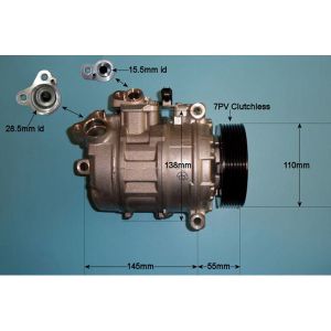 Compressor (AirCon Pump) BMW 1 Series 130 3.0 M (E82) Petrol (Apr 2011 to Jun 2012)