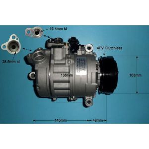 Compressor (AirCon Pump) BMW 525 3.0 D (E61) Diesel (Jan 2007 to Dec 2010)