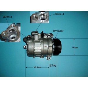 Compressor (AirCon Pump) BMW 1 Series 130 3.0 (E87/E81) Petrol (Aug 2007 to Sep 2012)