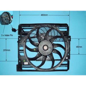 Condenser Cooling Fan BMW 730 3.0 (E38) Petrol (Oct 1994 to Sep 1997)