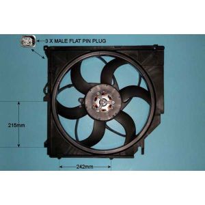 Radiator Cooling Fan BMW X3 2.0 D (E83) Diesel (Oct 2004 to Sep 2005)