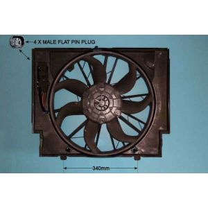 Radiator Cooling Fan BMW 520 2.0 D M47 (E61) Diesel (Apr 2005 to May 2010)