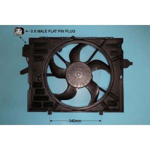 Radiator Cooling Fan BMW 523 2.5 N53 (E60) Petrol (Feb 2007 to Dec 2009)