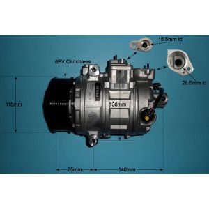 Compressor (AirCon Pump) BMW 1 Series 135 135i 3.0 M (F20/F21) Petrol (Nov 2011 to Nov 2012)