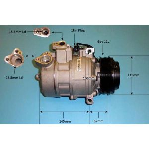 Compressor (AirCon Pump) BMW X3 2.5 si xDrive (E83) Petrol (Jul 2006 to Sep 2010)