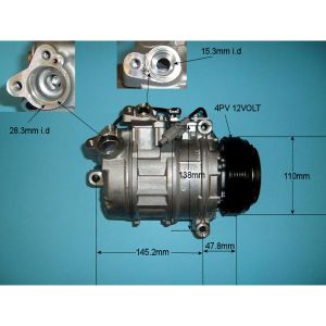Compressor (AirCon Pump) BMW 525 3.0 D (E61) Diesel (Jan 2007 to Dec 2010)
