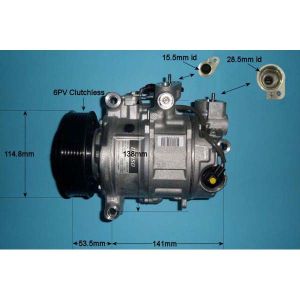 Compressor (AirCon Pump) BMW 1 Series 114 1.6 (F20/F21) Petrol (Nov 2011 to 2023)