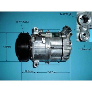 Compressor (AirCon Pump) Cadillac BLS 1.9 D Diesel (Apr 2006 to 2023)