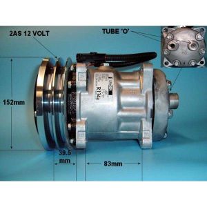 Compressor (AirCon Pump) Case IH Backhoe 580SLE Diesel Manual (1990 to 2023)