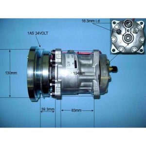 Compressor (AirCon Pump) Caterpillar Challenger 95E Diesel Manual (1990 to 2023)