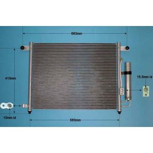 Condenser (AirCon Radiator) Chevrolet Kalos 1.4 DOHC Petrol (Jan 2005 to 2023)