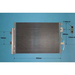 Condenser (AirCon Radiator) Chevrolet Aveo 1.2 LPG Petrol (Mar 2011 to 2023)