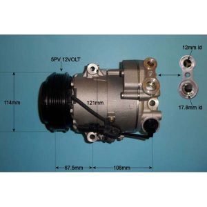 Compressor (AirCon Pump) Chevrolet Cruze 1.4 Petrol Automatic (May 2012 to 2023)