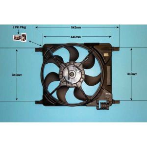 Radiator Cooling Fan Chevrolet Spark 1.0 Petrol (Mar 2010 to 2023)