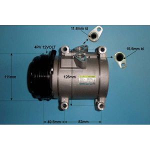 Compressor (AirCon Pump) Chevrolet Spark 1.0 LPG Petrol (Mar 2010 to 2023)