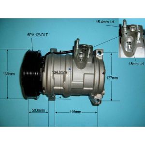 Compressor (AirCon Pump) Chrysler Grand Voyager 3.3 Petrol Automatic (Mar 2001 to Feb 2008)