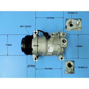 Compressor (AirCon Pump) Chrysler Grand Voyager 2.8 CRD Diesel (Oct 2007 to 2021)
