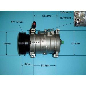 Compressor (AirCon Pump) Chrysler PT Cruiser 2.0 16v Petrol (Jun 2000 to 2023)