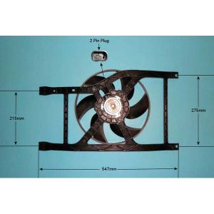 Radiator Cooling Fan Chrysler Ypsilon 1.2 Petrol (May 2011 to 2023)