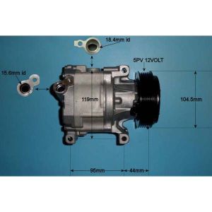 Compressor (AirCon Pump) Chrysler Ypsilon 1.2 Petrol (May 2011 to 2023)